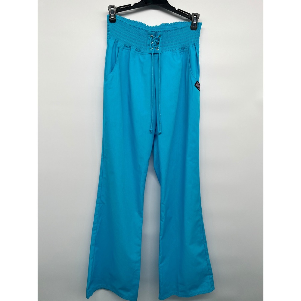 Cherokee Workwear 4004  Smocked Waist Scrub Pants Women S Turquoise Medical
